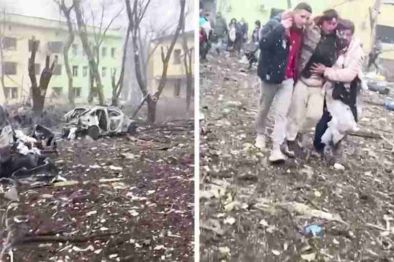 Russia Bombed A Maternity And Children’s Hospital In Ukraine, Killing Three People Including A Child